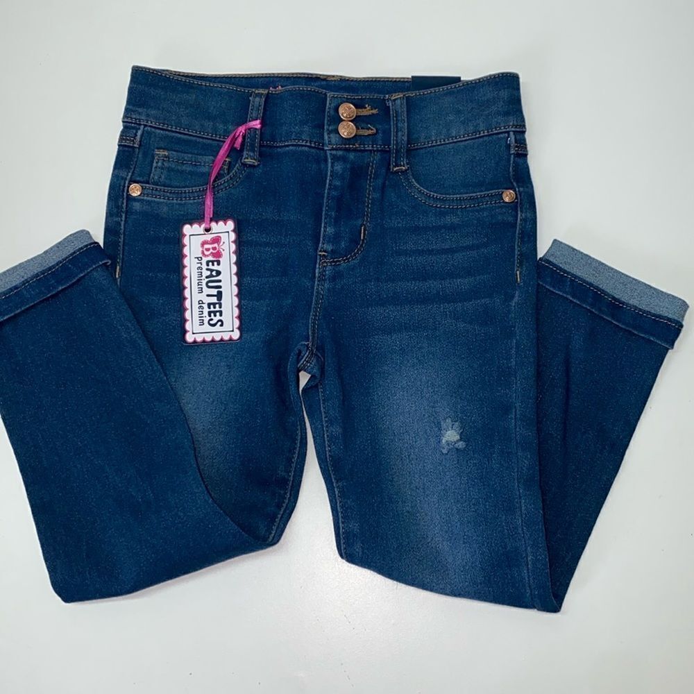 🔥BEAUTEES GIRLS JEANS KIDS SIZE 5 New